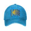 Camino De Santiago Way Of St James Unisex Unstructured Baseball Caps Hiking Distressed Denim Washed Hats Outdoor Gift Snapback