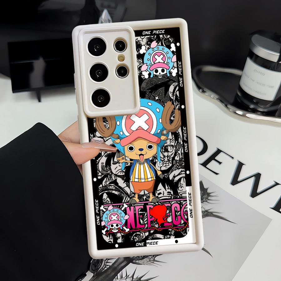 One Piece Anime Tony Tony Chopper Soft Cover Phone Case for Samsung Galaxy S21 S25 Ultra S22 S23 FE S20FE S24Ultra S24 Plus S25