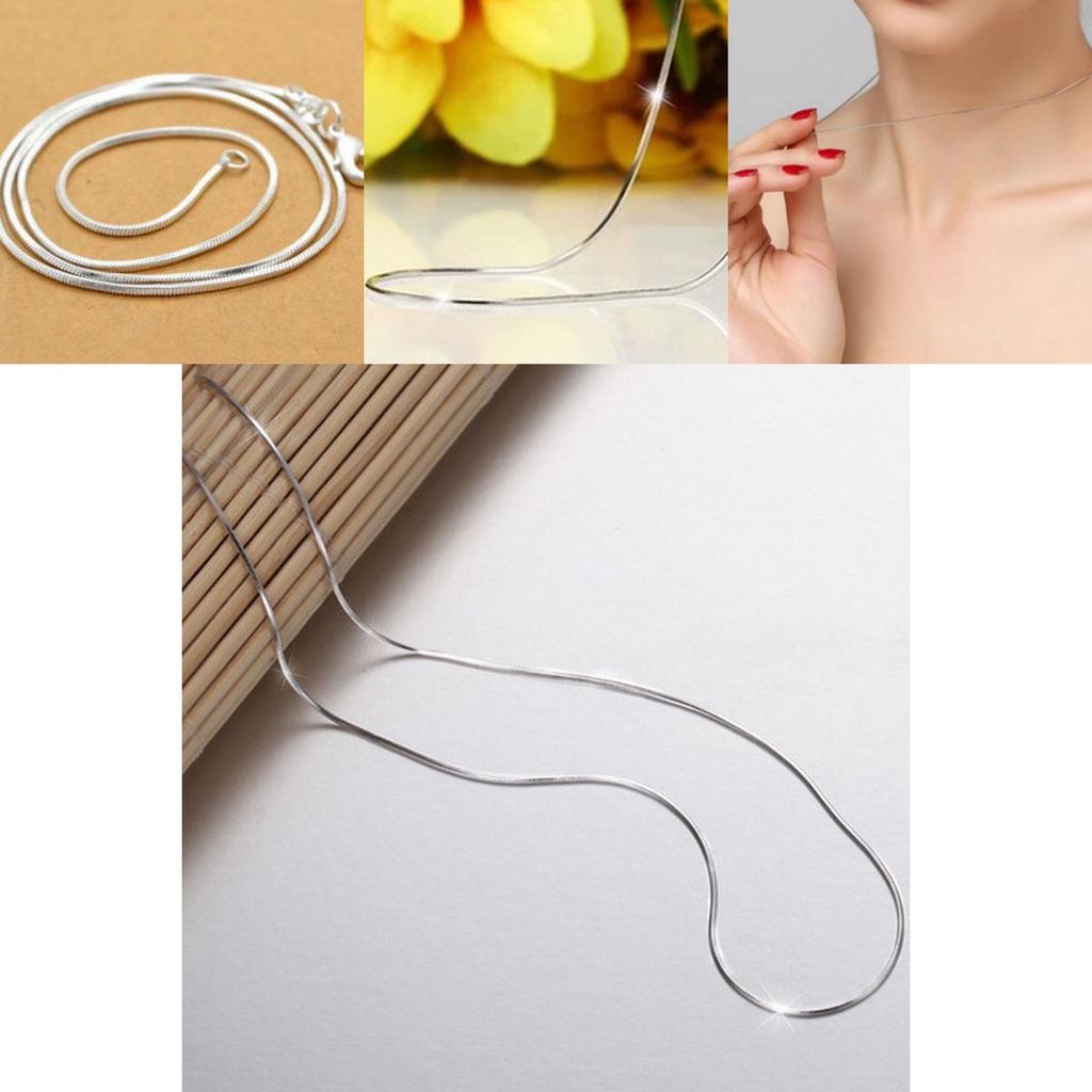 Elegant 1mm Superfine Multi-layer Snake Bone Nude Bamboo Clavicle Chain Necklace For Stylish Accessories