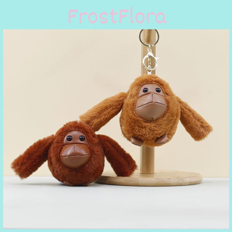 Adorable Monkey Plush Doll Hanging Decoration With Short Plush Material For Home Decor