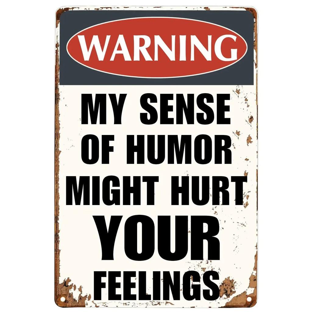 Metal Sign No Stupid People Tin Wall Decor Retro Home Bar Garage Man Cave