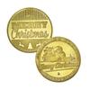 Christmas Snowman Colored Coins, Elizabeth Commemorative Medal Silver Coins, Christmas Eve Gifts, Tooth Fairy Colored Silver Coins