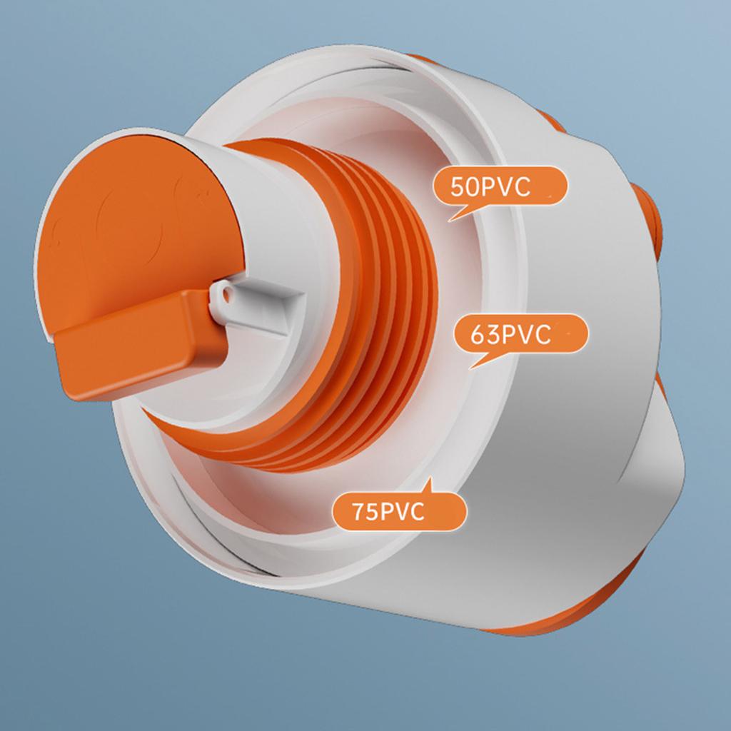 Washing Machine Floor Drain Pipe Tee Kitchen Pipe Drainpipe Connector Sewer Elbow Pipe Tees Washroom Accessories