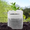 Universal 100Pcs Grow Bags Biodegradable Plant Seedling Bags Non-Woven Nursery Pots for Seed Starting Home Garden Accessories