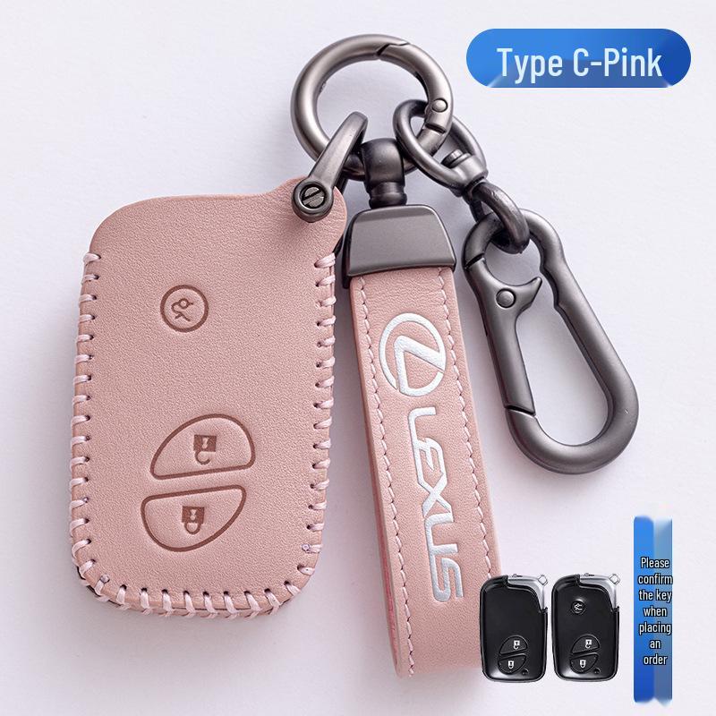 Husă cheie Lexus pentru GS IS ES200 NX RX300 CT200h - Geantă din piele cerată cu ulei