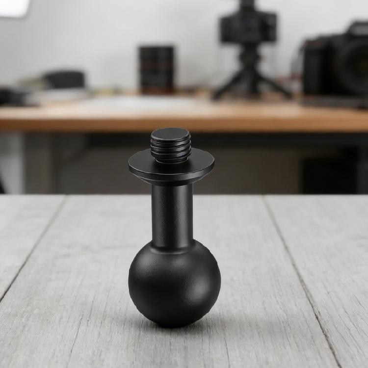 36mm Length Fully Rotating 17mm Ball Joint To 1/4 Screw Attachment Conversion Adapter For Picture Recording Devices