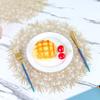 Placemat Elegant Tablemats Dandelion Flower Shape Placemats PVC Place Mats For Kitchen Dining Table Holiday Party