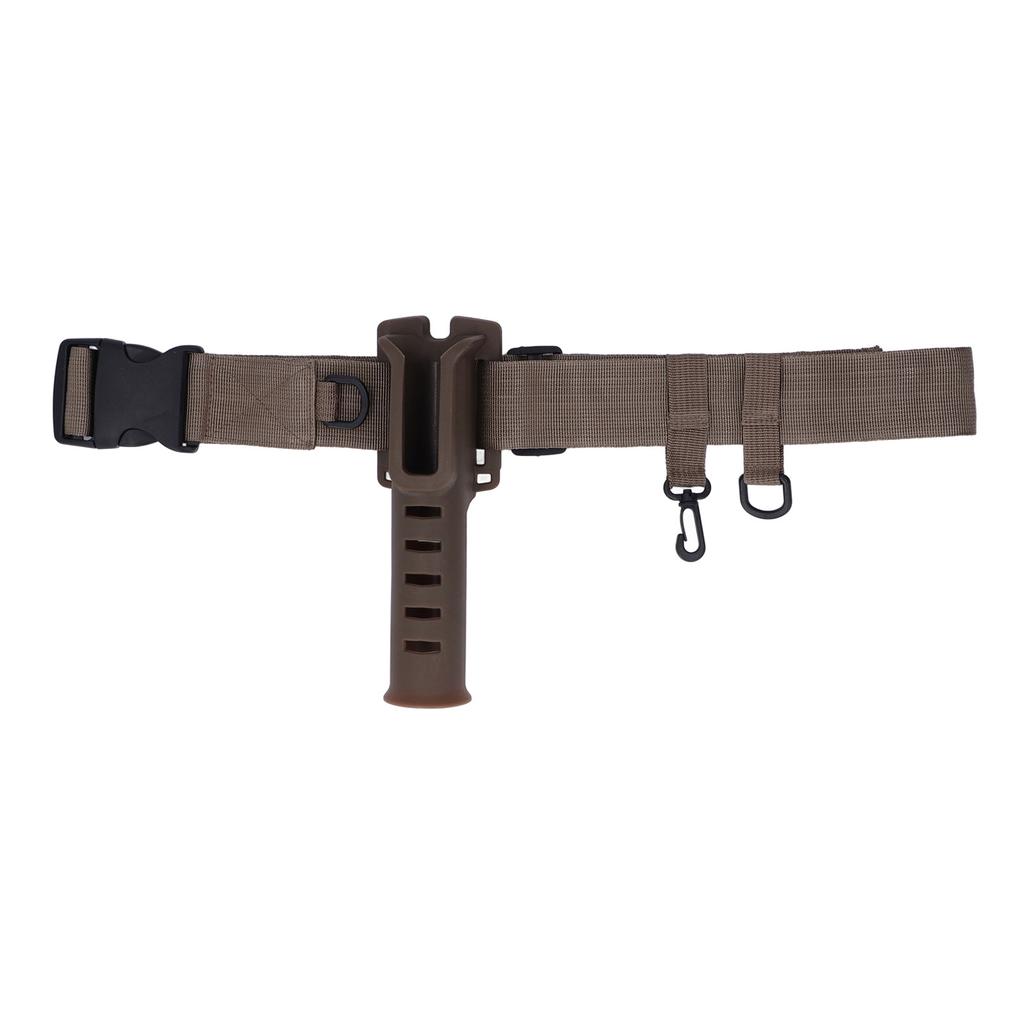 Fishing Rod Waist Holder   Lightweight Portable Fishing Pole Bracket Belt with Hooks for Outdoor