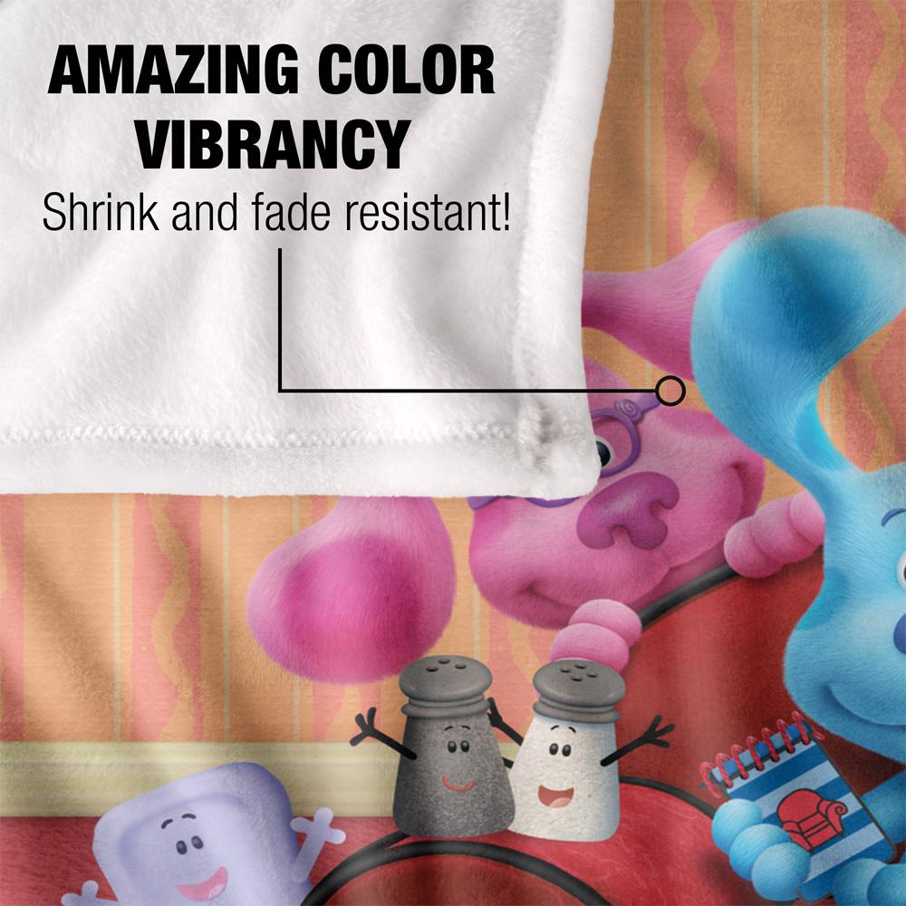 BlueÂ´s Clues Silky Group Supersoft Blanket
