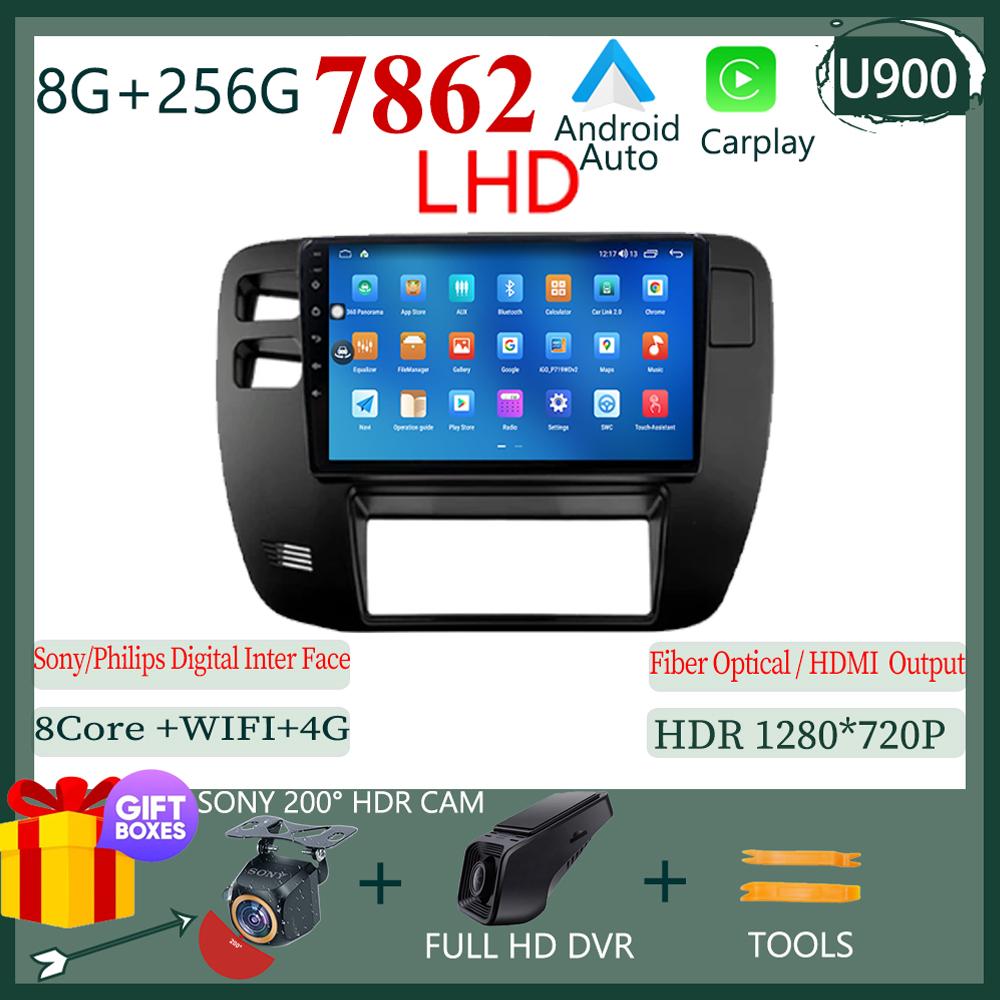 For Nissan Patrol 1997-2005 Android 14 LHD RHD Touch QLED Screen Radio Video DVD GPS GPS Bluetooth WIFI DSP 4G Carplay Stereo BT