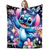 Stitch Flannel Blanket Star Baby Blanket Air Conditioning Blanket Nap Blanket Flannel Blanket Cross Border