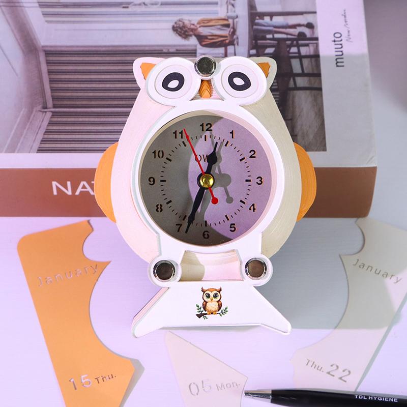 Calendario Orologio da Scrivania 2026 Con Orologio Luce LED Calendario 3D Strappabile Arte Intaglio su Carta Blocco Note Blocco Note Natale
