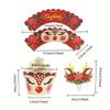 24set Paper Sika Deer Cupcake Wrapper Party Supplies Cupcake Decorating Tool  2024 New Year