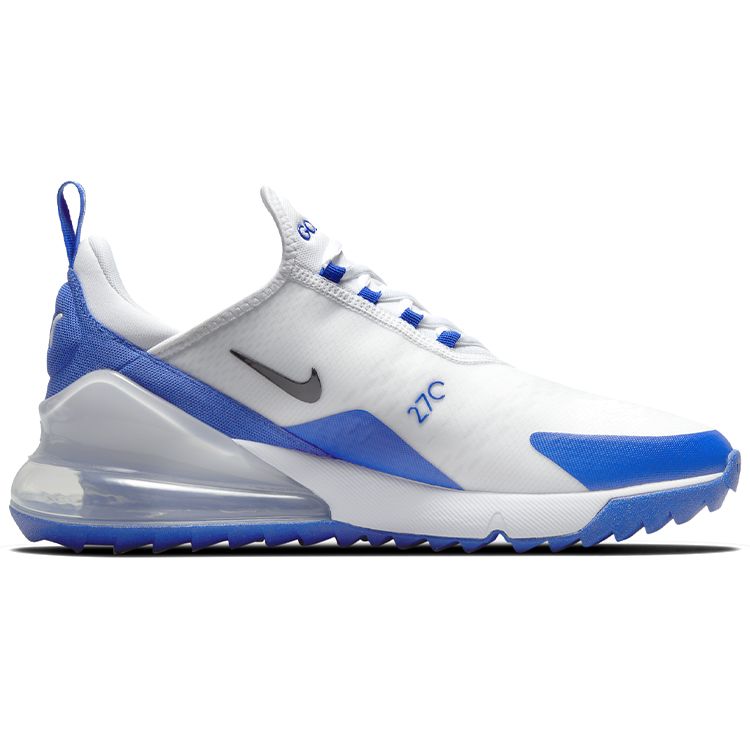 Nike Air Max 270 Golf White Racer Blue Unisex Sneakers Pure-Platinum Black CK6483-106