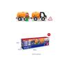 Plastic Model Tanker Trailer With Doll Compatible Wooden Thomas Train Track Children's Educational Toys