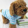 Gestreiftes Hunde-T-Shirt für den Sommer, Frühling, weich, für kleine und mittelgroße Hunde, Welpen, Kleidung, Hemd, Weste, bedruckt, Weste für Hundewelpen, T-Shirt, Hundetuch