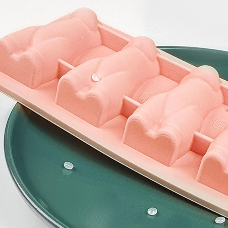 Liebliche Alpaka-Form Eiswürfelform Lebensmittelqualität Silikon Eiswürfelbereiter Form Wiederverwendbarer Eiswürfelbereiter für Cocktails, Whiskeys, Suppen