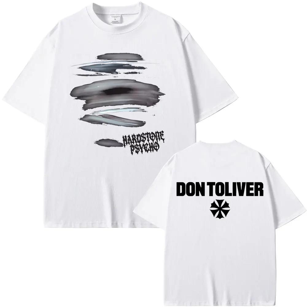 Best Famous Rapper Don Toliver Hardstone Psycho Album Vintage Graphic T Shirt Men Hip Hop  T-shirt Men's Fashion Tshirt