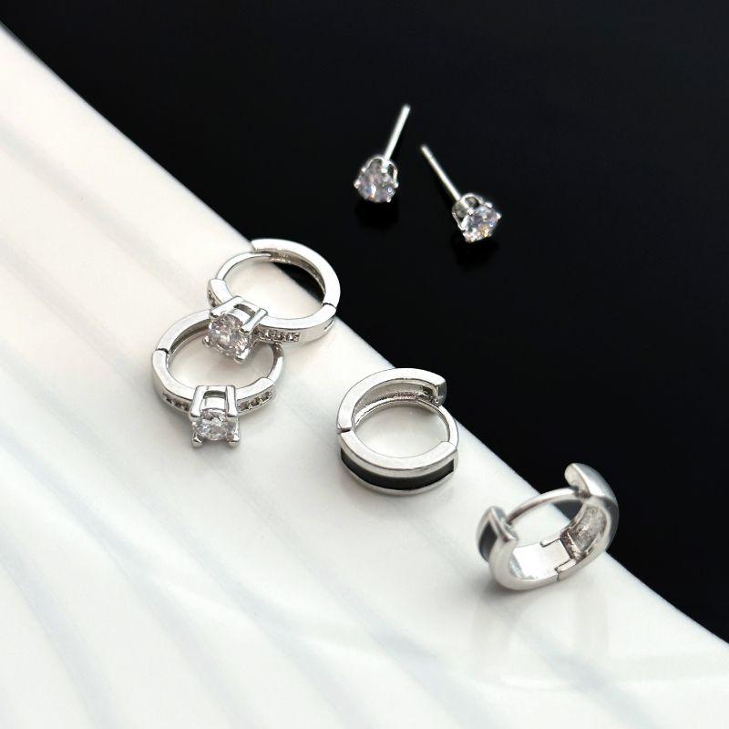 

INS Ring Six-Piece Set Fancy Ear Rings Zircon Six pieces