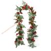 Christmas Greenery Artificial Berries Hanging Plant Ornament for Mantels Staircase Doorway Window Holiday Decorations
