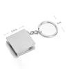 Keychain 1/2pcs Key Ring Pull Ruler DIY Hand Gauging Tools Tape Measure Portable Measuring Tools Retractable Rule