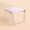 Plastic Under Desk Drawer Organizer Self Adhesive Qtip Holder  for Swabs Floss
