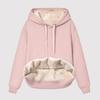 Sudadera Cálida de Felpa para Mujer con Forro Polar Invierno Manga Larga Cálida Terciopelo Jerséis Reversibles Sudaderas Para Mujer Ropa de Casa