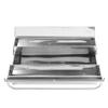 Cantilever Tool Box 2 Tier 3 Tray Stainless Steel Portable Expandable Tool Storage Box for Home Auto