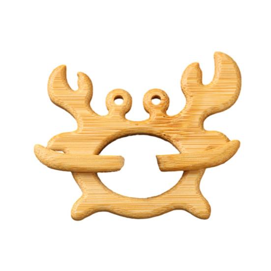 Wooden Animal Brooch Cute Dog Cat Sweater Pin Handcrafted Bird Rabbit Bear Turtle Scarf Brooch Pin for Sweaters Scarves Shawls