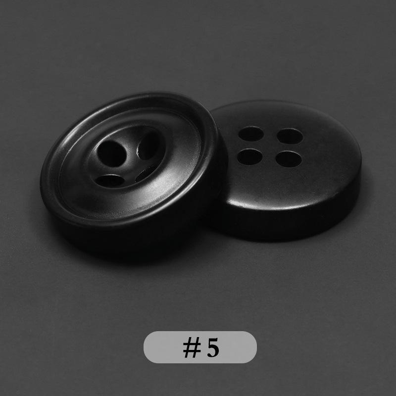 Anzugknöpfe Daquan Trenchcoat-Knöpfe Schwarze Pullovermanschettenknöpfe Herren- und Damenjacken Kleidung Hosen Knopf-Zubehör