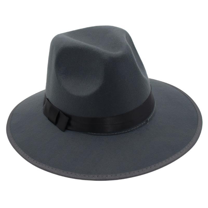 Top Hat Jazz Hat Male And Female Knight Hat Felt Hat Nostalgic Wool Hat Shanghai Beach Gambler Hat