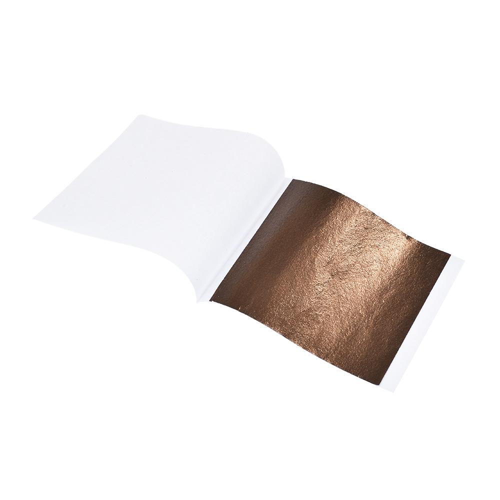 9 X 9cm 100 Sheets 22 Colors Imitation Gold Taiwan B Gold Leaf Foil Sheets for Decorating Wall Nail Art Crafts Furniture Gilding
