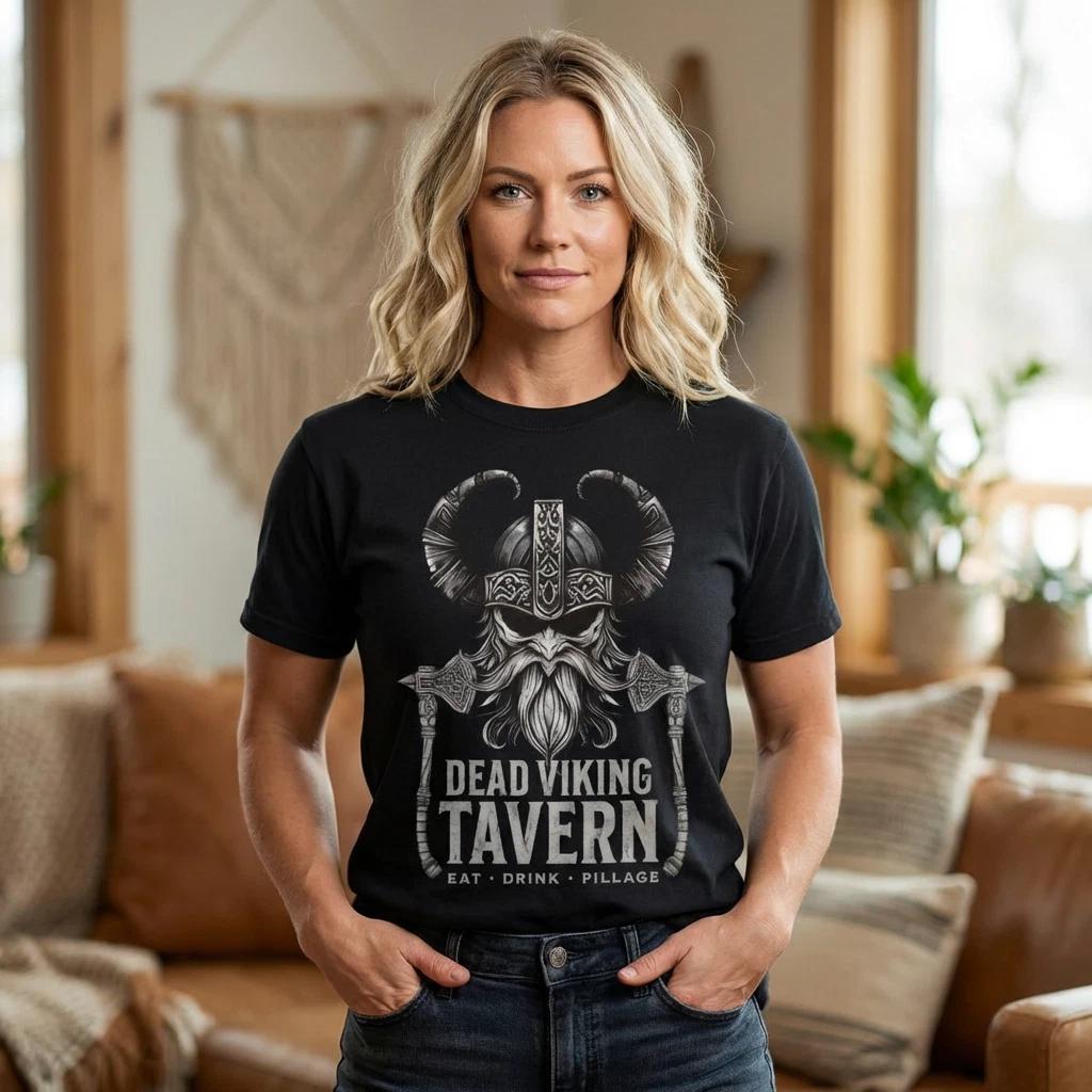 Viking Tavern for Beer Lovers T Shirt, Great Gift for Beer Lovers, Pub Crawls L