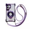 Four Corner Strap Case For Samsung Galaxy S24 Ultra S26 S22 S25 FE S23 Plus A17 Magnetic Magsafe Stand Crossbody Lanyard Cover