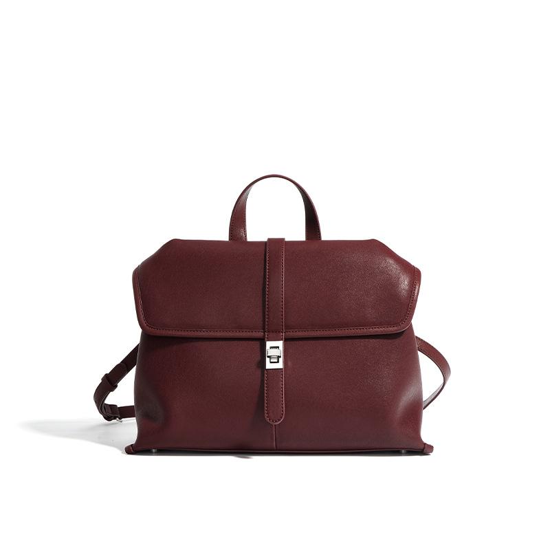 

Почтовая сумка женская кожаная изысканная универсальная сумка-мессенджер женская офисная сумка из коровьей кожи женская сумка высокого класса красный