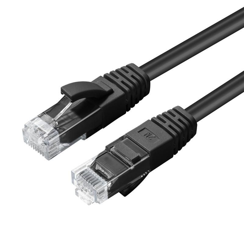 Microconnect Cat6A Utp 5M Black Lszh