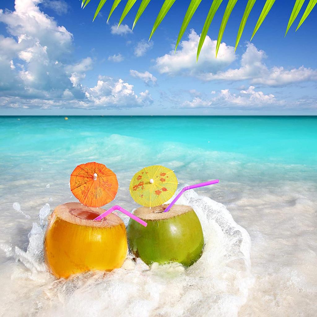 200pcs Transparent Color Bendable Drink Straw, Disposable Soybean Milk And Other Necessities, Fashionable And Practical