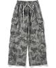 NOT4NERD Camo Incision Multi Cargo Sweat Pants - Gray