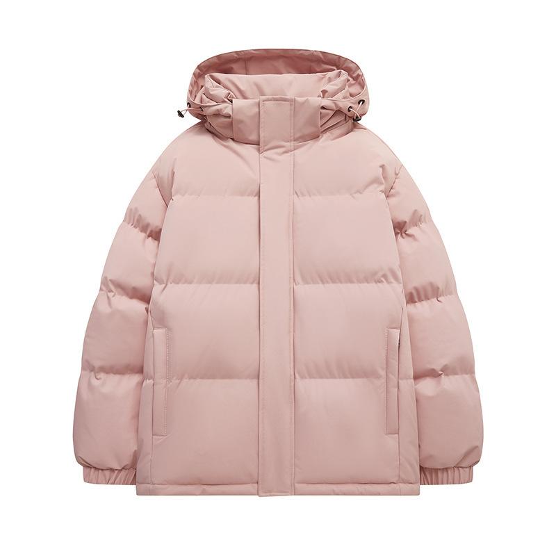 Neuer, dicker Wintermantel aus Baumwolle im koreanischen Stil mit fusselfreier Baumwolle im Hongkong-Stil, lockere Freizeitjacke für Paare, gleicher Stil für Männer und Frauen