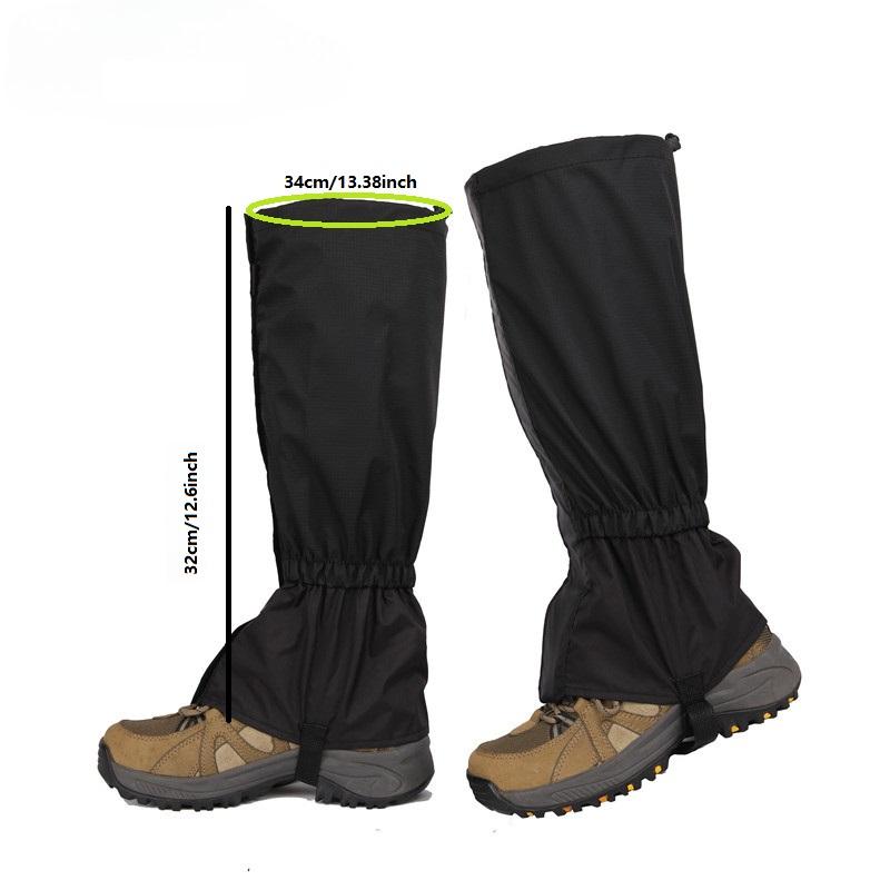 Leg Boot Gaiters Hiking Leg Gaiters Snake Gaiters- Snake Bite Protection for Lower Legs Adjustable Snow Boot Gaiters for Hiking and Snowshoeing