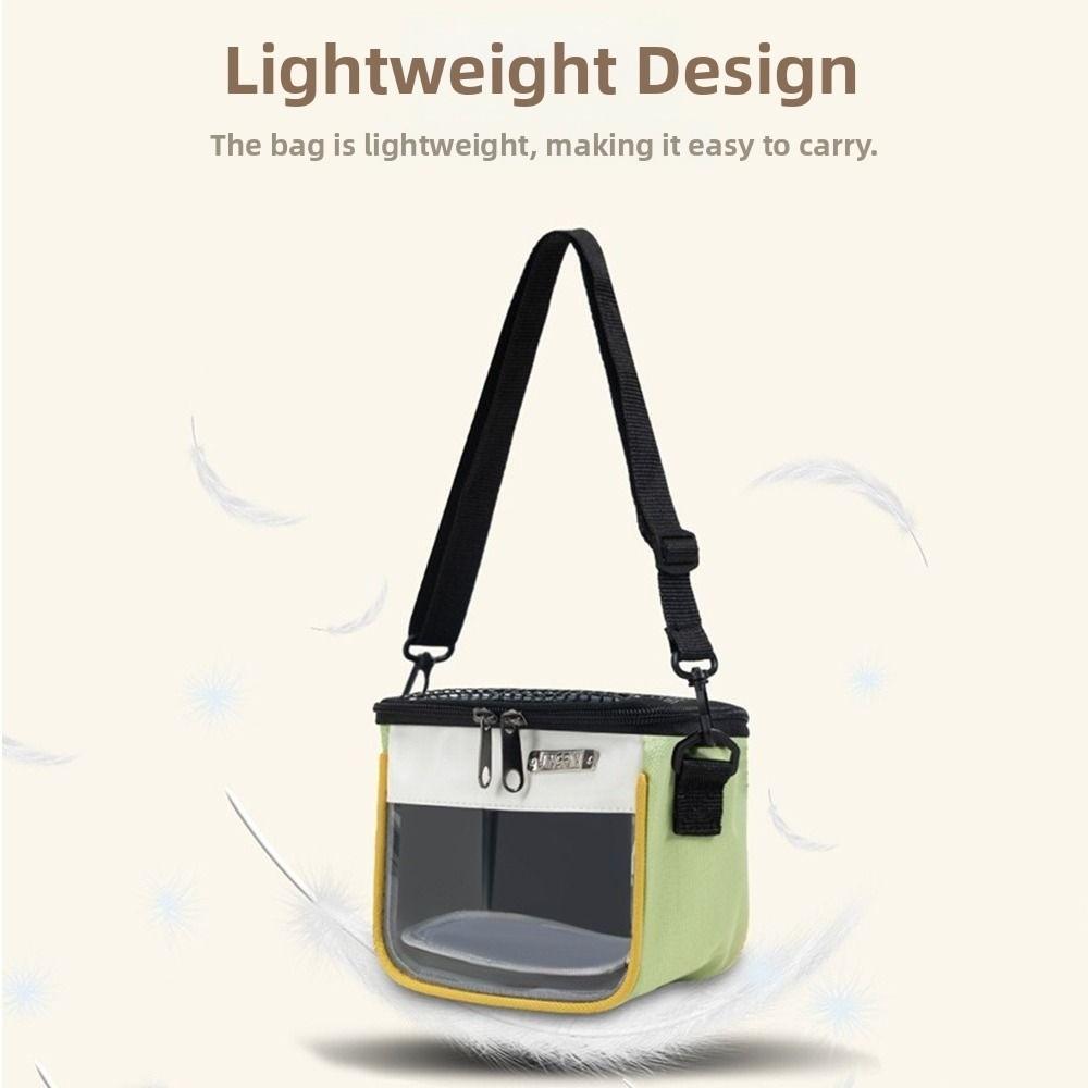 Ventilated Pet Carrier Bag Clear View Hamster Carry Bag Small Pet Carrier  Daily Outing