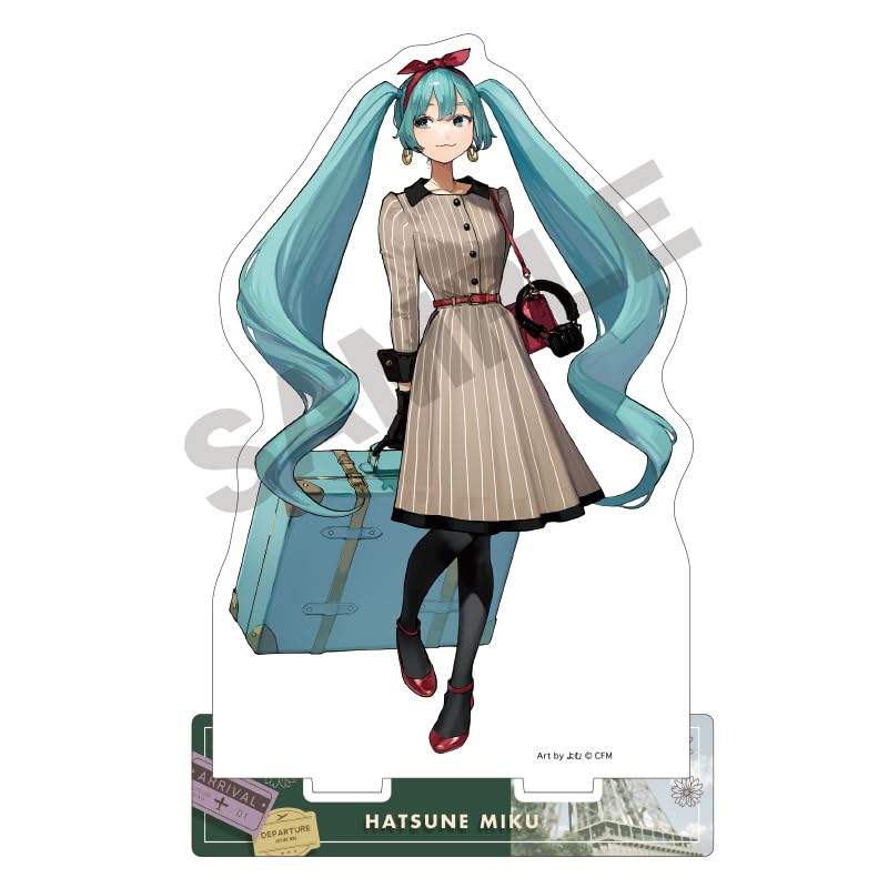

Hatsune Miku acrylic stand green