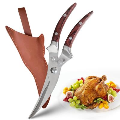 Küchenschere Edelstahl Hühnerknochenschere Schere Hähnchen Entenknochen Küche Kochen Multifunktionsschere Messer