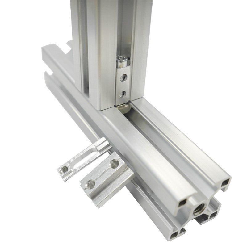 Adjustable European Aluminum Profile Slider Connector: No Drilling or Tapping Needed