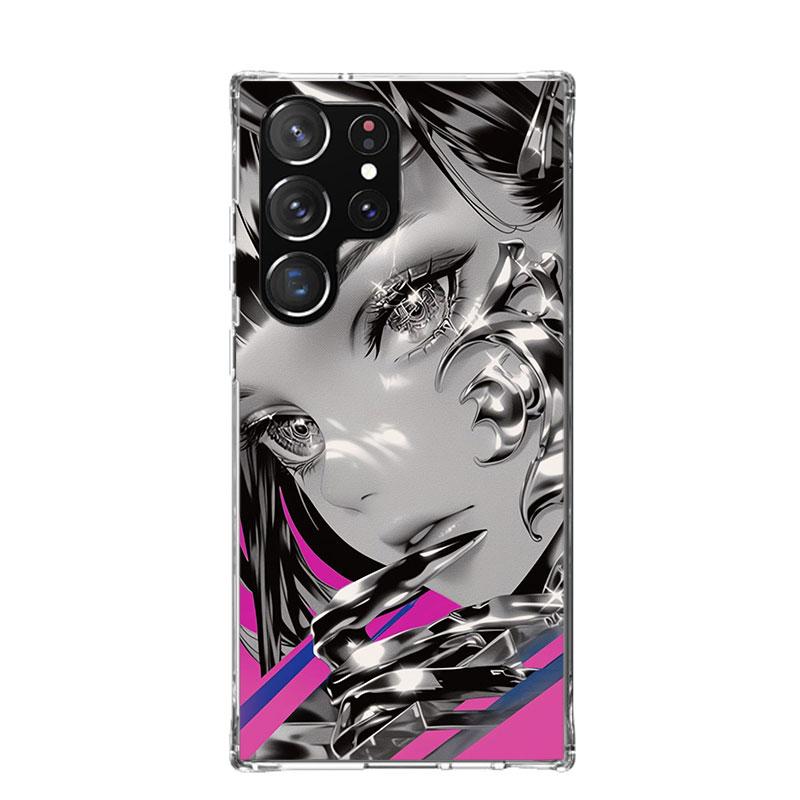 Girl Art Punk Phone Case For Samsung Galaxy S26 S25 Edge S24 S23 FE S22 Ultra S21 Plus S20 + Fundas Cover Coque Galaxy S25 S24 S