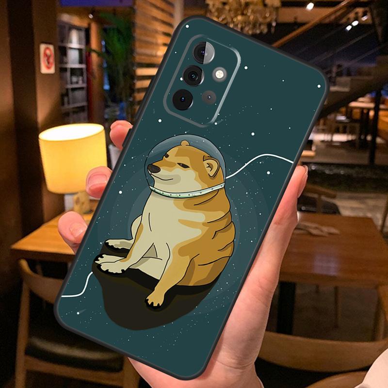 Funny Cheems Doge Case For Samsung Galaxy A26 A16 A06 A55 A35 A15 A32 A12 A22 A52 A54 A34 A14 A56 A36 A13 A53