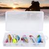 11Pcs Fishing Artificial Baits Colorful Plastic Lifelike Lures Swimbait Fishing Accessory