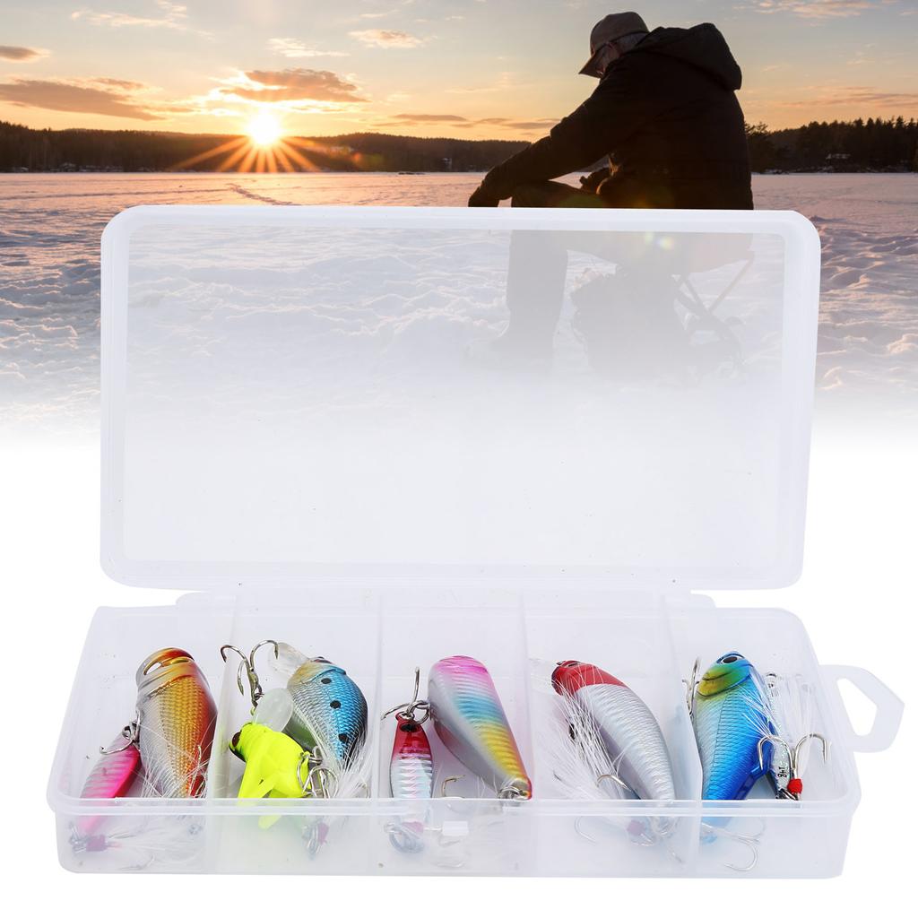 11Pcs Fishing Artificial Baits Colorful Plastic Lifelike Lures Swimbait Fishing Accessory