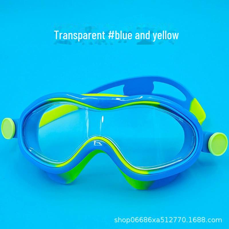 Children's Anti-Fog Diving and Swimming Goggles - Waterproof Macaron Design