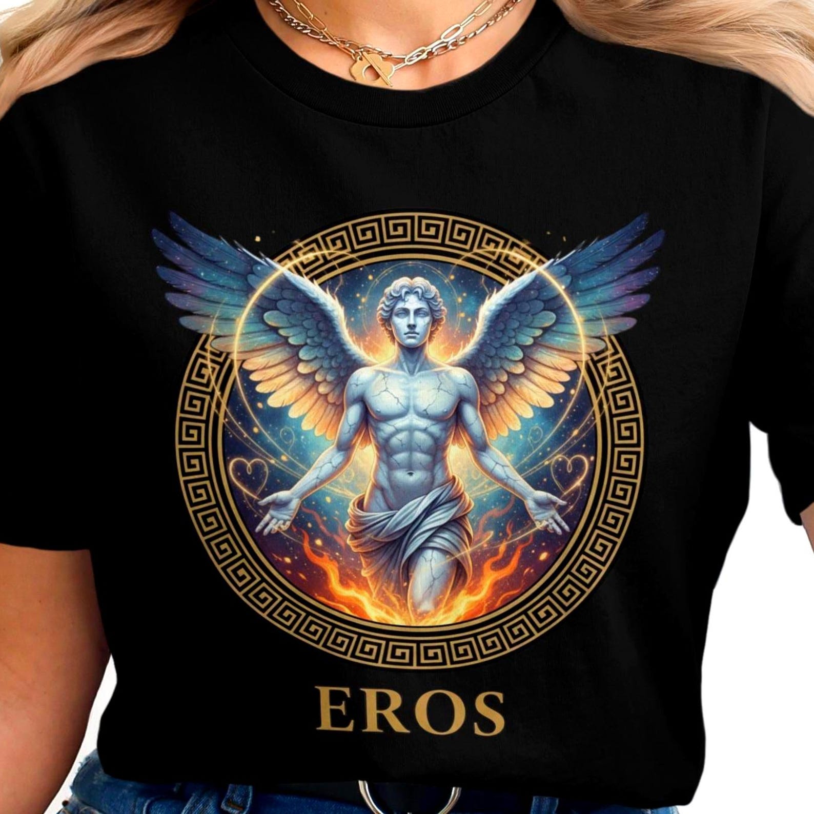 Eros T-Shirt | Greek Mythology | Vintage God of Love XL